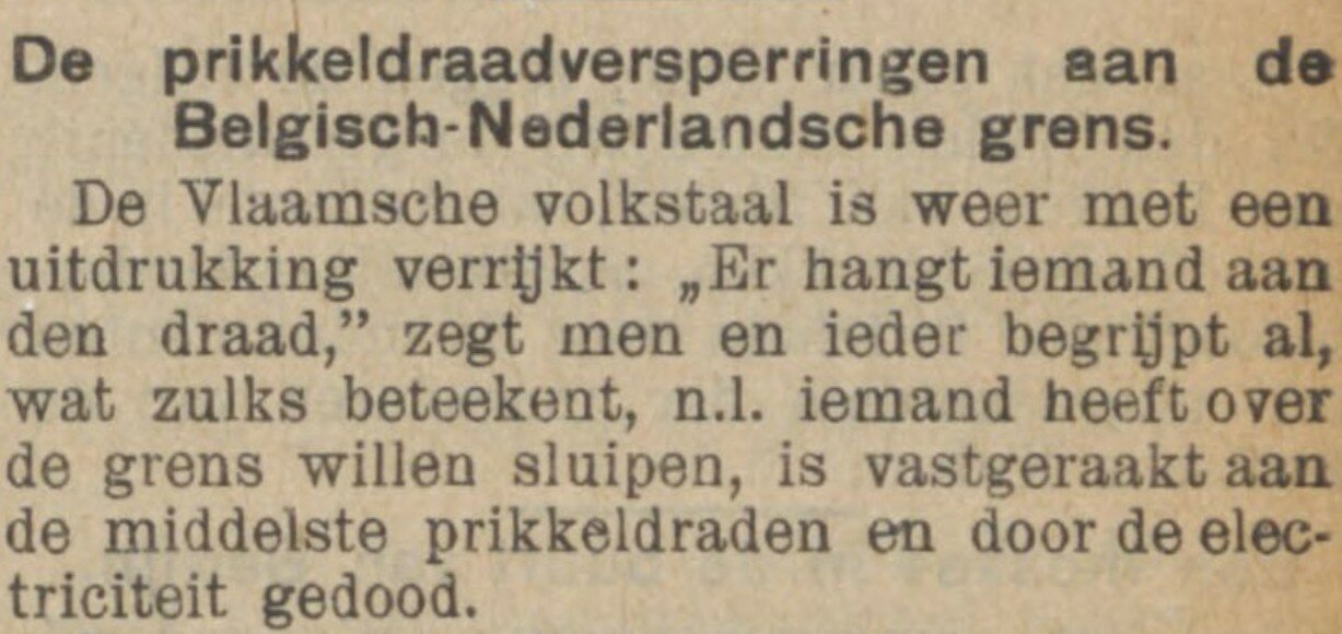 10 1 Er hangt iemand aan de draad De Telegraaf 15 07 1915 A